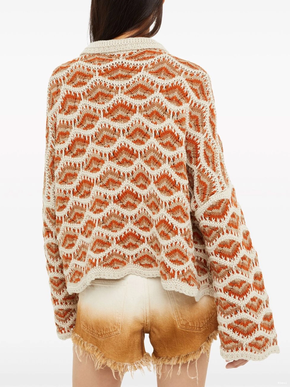 Affordable polo Hawa jumper crochet-knit Mahal Alanui Women 0701